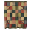 Tea Cabin Shower Curtain Patchwork 72x72 - The Village Country Store 