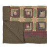 Tea Cabin Throw Quilted 60x50 - The Village Country Store 