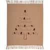 Prim Christmas Blessings Woven Throw 60x50 - The Village Country Store 