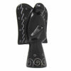 Soapstone Angel Sculpture - Black Finish with Etch Design - The Village Country Store 