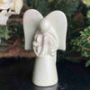 Angel Soapstone Sculpture Holding Dog - The Village Country Store