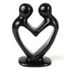 Soapstone Lovers Heart Black - 6 Inch - The Village Country Store 