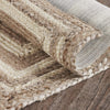 Natural & Creme Jute Rug Rect w/ Pad 36x60 - The Village Country Store 