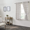 Frayed Lattice Oatmeal Short Panel Set of 2 63x36 - The Village Country Store 