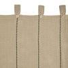 Stitched Burlap Natural Panel Set of 2 84x40 - The Village Country Store 