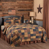 Patriotic Patch California King Quilt Set; 1-Quilt 130Wx115L w/2 Shams 21x37 - The Village Country Store 