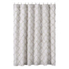Frayed Lattice Oatmeal Shower Curtain 72x72 - The Village Country Store 