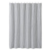 Sawyer Mill Black Ticking Stripe Shower Curtain 72x72 - The Village Country Store 