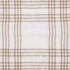 Wheat Plaid Shower Curtain 72x72 - The Village Country Store 