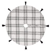 Black Plaid Tree Skirt 55 - The Village Country Store 