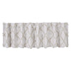Frayed Lattice Oatmeal Valance 16x72 - The Village Country Store 