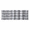 Sawyer Mill Black Plaid Valance 16x60 - The Village Country Store 