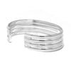 Alpaca Silver Overlay Cuff Bracelet - Four Bar Design - The Village Country Store 