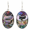 Banded Abalone Oval Earrings - The Village Country Store 