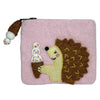 Felt Hungry Hedgehog Coin Purse - Wild Woolies (P) - The Village Country Store 
