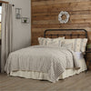 Market Place Gray Queen Quilt 90Lx90W