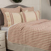 Market Place Red Twin Quilt 86Lx68W