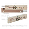 Blessed & Bountiful Cream Base MDF Sign 3x14