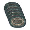 Pine Grove Jute Oval Placemat Set of 6 10x15