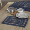 Great Falls Blue Jute Rect Placemat Set of 6 12x18
