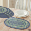 Jolie Jute Oval Placemat Set of 6 13x19