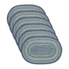 Jolie Jute Oval Placemat Set of 6 13x19