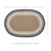 Finders Keepers Oval Placemat Set of 6 13x19