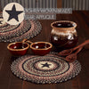 Colonial Star Jute Trivet 15 inch Diameter Set of 3
