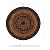Heritage Farms Jute Trivet 15 inch Diameter Set of 3