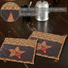 Arlington Pot Holder with Pocket & Patchwork Star Set of 2 8x8