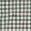 April & Olive Chair Pad Deep Moss Green Gingham Cotton Chair Pad - 15.5x17 Cushioned Seat Cushion - VHC Brands