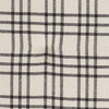 April & Olive Chair Pad Linen & Black Plaid Cotton Chair Pad - 15.5x17 Cushioned Seat Cushion - VHC Brands