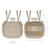 April & Olive Chair Pad Sawyer Mill Charcoal Patchwork Cotton Chair Pad - 15.5x17 Cushioned Seat Cushion - VHC Brands