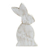 April & Olive Figurine Spring In Bloom Wooden Upright Bunny Silhouette w/ Twine 13.75x6.75x1.5