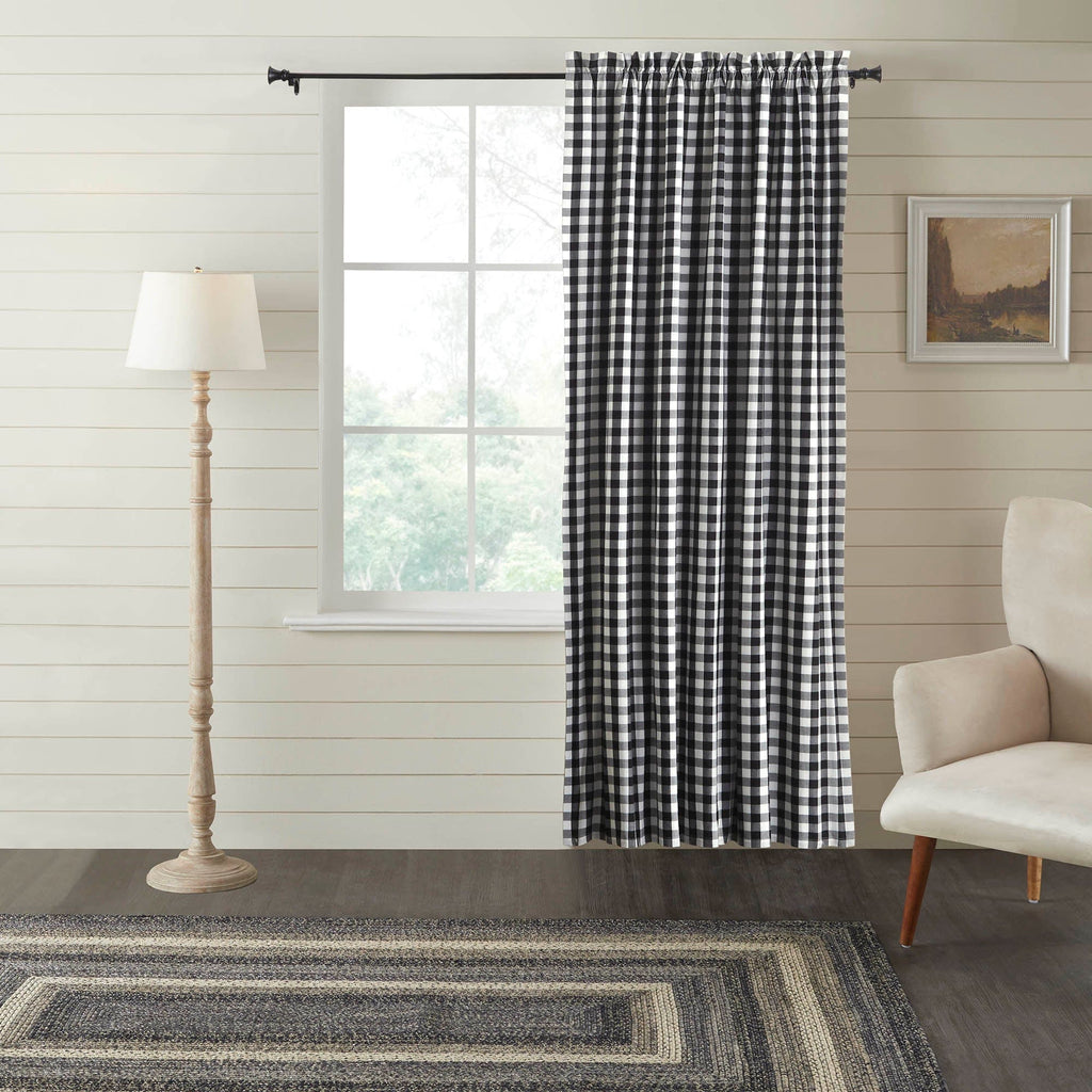 Annie Buffalo Black Check Blackout Panel 84x50 - The Village Country Store