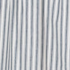April & Olive Panel Sawyer Mill Blue Ticking Stripe Blackout Panel 84x40