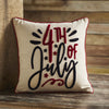 April & Olive Pillow 4th Of July Pillow 18x18