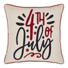 April & Olive Pillow 4th Of July Pillow 18x18