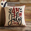 April & Olive Pillow 4th Of July Pillow 18x18