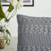 April & Olive Pillow Cover VHC Brands Waffle Weave Dark Gray Body Pillow Cover - 20x54 Inch Decorative Throw Pillow Sham for Farmhouse, Boho Bedroom Decor