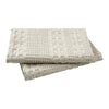 April & Olive Pillow Cover VHC Brands Waffle Weave Natural Pillow Covers 24x24 (Set of 2) - Farmhouse Boho Decorative Throw Pillow Shams for Bedroom & Living Room Decor