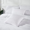 April & Olive Pillow Cover VHC Brands Waffle Weave White Pillow Cover Set (2-Pack) - 24x24 Farmhouse Boho Decorative Throw Pillow Shams for Bedroom & Living Room Decor