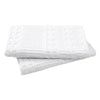 April & Olive Pillow Cover VHC Brands Waffle Weave White Pillow Cover Set (2-Pack) - 24x24 Farmhouse Boho Decorative Throw Pillow Shams for Bedroom & Living Room Decor