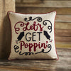 April & Olive Pillow Let's Get Poppin Pillow 18x18