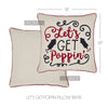 April & Olive Pillow Let's Get Poppin Pillow 18x18