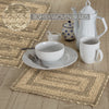 April & Olive Placemat Cobblestone Jute Rect Placemat Set of 6 10x15