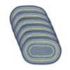 April & Olive Placemat Jolie Jute Oval Placemat Set of 6 10x15