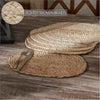 April & Olive Placemat Natural Jute Placemat Set of 6 10x15