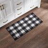 April & Olive Rug Annie Buffalo Check Black Indoor/Outdoor Rug Rect 17x36