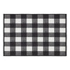 April & Olive Rug Annie Buffalo Check Black Indoor/Outdoor Rug Rect 24x36